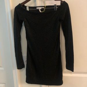 NWT XXS BCBG SEMI BLACK DRESS